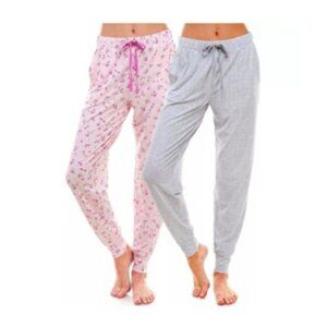 NWT Roudelain 2-Pk. Jogger Sleep Pants - Ditsy/dots